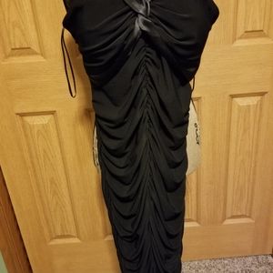 Sexy open back dress